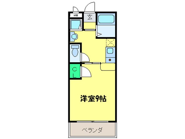 ヨ－ク北条の物件間取画像